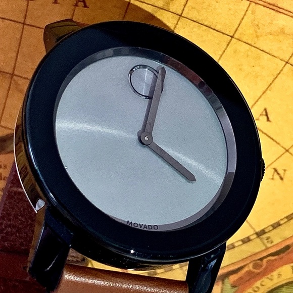 Movado Men's Bold Leather Watch 3600442 - Picture 2 of 4